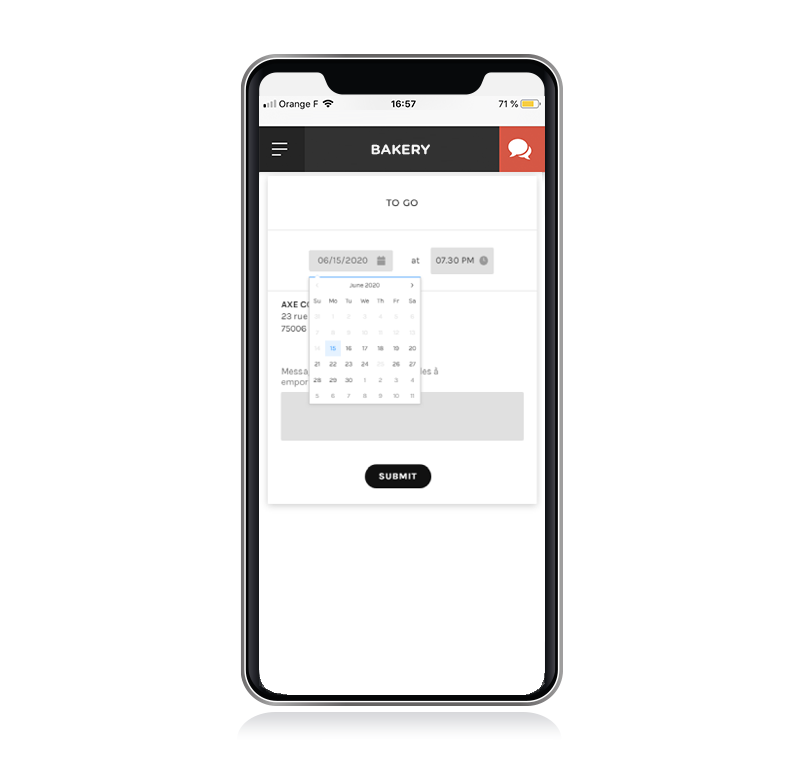 Deliver, 24/7 order