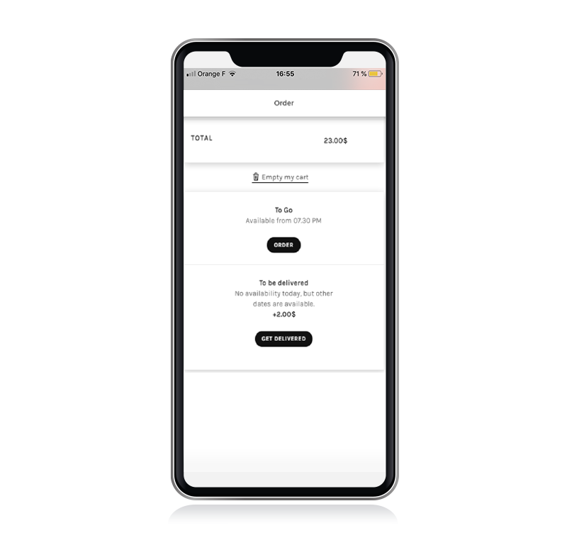 Deliver, real-time and customized
